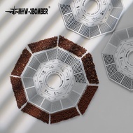 MHW-3BOMBER bomber grinding scale reference ruler, coffee powder thickness reference comparison card