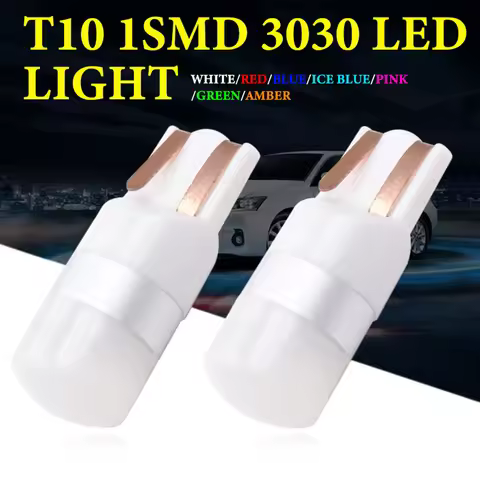 1Pcs T10 Led W5W led Truck Car Motor LED 3030 1SMD Dome Clearance Light License Number Plate Light I