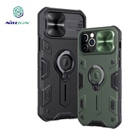 Ốp Lưng chống sốc kèm iring Nillkin CamShield Armor Cho iPhone 12/12 Pro/ iPhone 12 Pro Max/IPhone 1