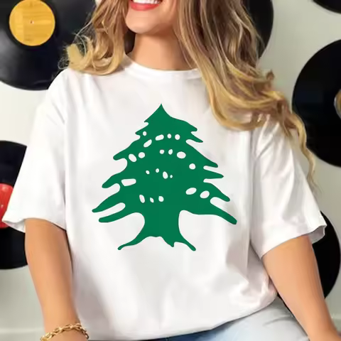Lebanon tshirt women soft fabric trendy tshirt female graphic clothes