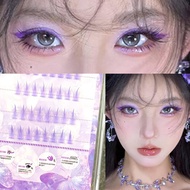 Colorful 3d Soft Eyelash False Eyelashes Super Special Nice False Eyelashes Mixed Pack Single F3v2