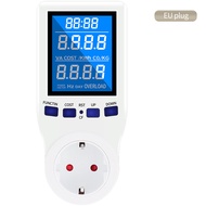 Max 15A / 9999W  Blue Screen Of Full View Power Meter Watt Meter Power Meter Monitor WattMeter Watta