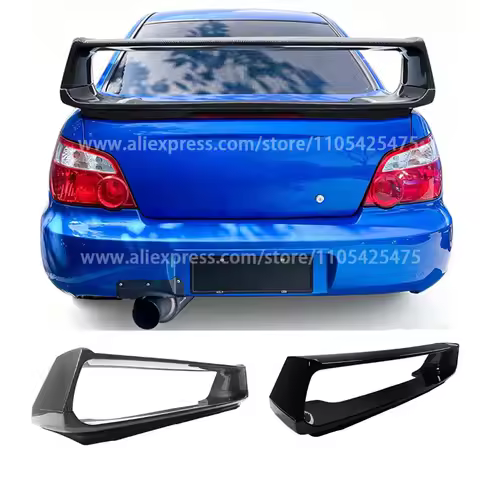 Black Spoiler Wing For Subaru Impreza WRX STI 2002-2006 Black Lip Body Kit Splitter Trunk Trim