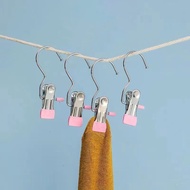 Hanging Clothes Hook and Hats Clip Holder Multi-purpose Clothes Pins Curtain Hook Clip Pegs Windproof Beach Towel