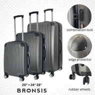 [BRONSIS] Strong ABS Luggage 16” 20” 24” 28”with side protector