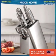 5CR15 JEPAN knife set with holder, 7 pcs kitchen knife gift set