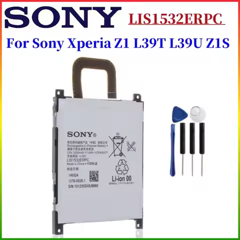 Original New 3000mAh LIS1532ERPC For Sony Xperia Z1S L39T L39U Mobile phone Replacement Battery +fre