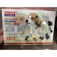 🇲🇾ready stock+randon freegift🎁Original BALODY Small Blocks Aniaml Cartoon Auction Figure Cat Model A