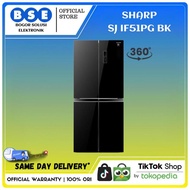 KULKAS 4 PINTU SHARP SJ-IF51PG-CG/BK | SJIF51PGBK 472L Sharp SJ IF51PG