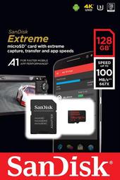 [★SUPER-8] Sandisk Extreme A1 microSDXC UHS-I 128GB 記憶卡