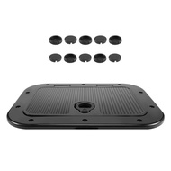 Marine Deck Plate Access Cover Pull Out Inspection Hatch with Latch for Boat Kayak Canoe 14.96 x 11.