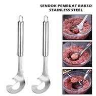 Termurah - Sendok Bakso Cetakan Pembuat Baso Stainless Steel / Meatball Maker Alat Bantu Cetak Dagin
