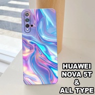 G22 - HUAWEI NOVA 5T Silicone - HUAWEI NOVA 5T pro camera Softcase - PASTEL Motif - Flexible rubber 