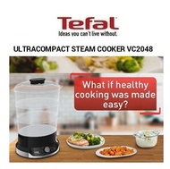 Brand New Tefal VC2048 New Ultracompact 3 Tier Food Steamer 9.0L. Local SG Stock and warranty !