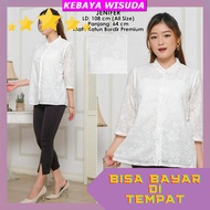 Kebaya Wisuda Elegan Mewah 2023 Remaja Modern Hijab Set Tunik Brokat Baju Adat Jawa Viral Dewasa Kek