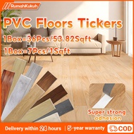 36Pcs Vinyl Flooring 2mm Thick PVC Floor Sticker Waterproof Self Adheslve Thickened Wear-resistant 地
