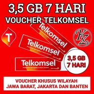 (10 PCS) Voucher Telkomsel 35 GB 7 Hari
