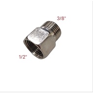 Stainless Steel faucet connection 3/ 8x1/2 SEGI Stainless Steel Faucet Socket 3/8x1/2