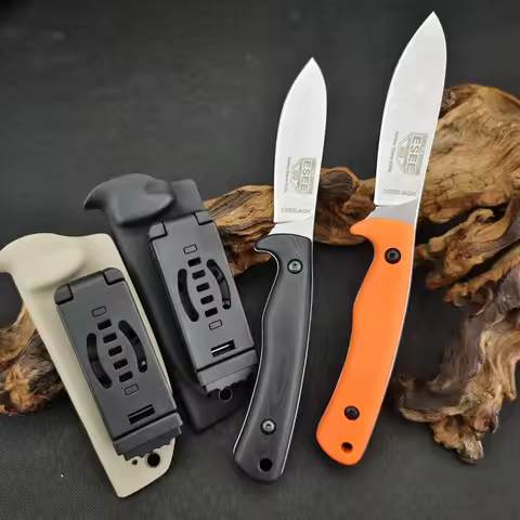 ESEE AGK Multi-purpose Sheathed Straight Blade Knife with D2 Blade G10 Handle Portable Mountaineerin