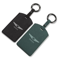 Luxury Car Key Case Cover NFC Card Keyless Protector Shell Keyring Fob For Genesis GV60 Card 2023 Pu