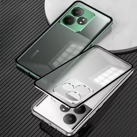 for Realme GT6 GT 6T Aluminium Alloy Metal Frame Bumper Cover for Realme GT Neo 6 SE Shockproof Clea