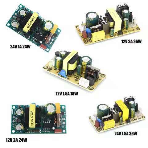 AC 220v to 12V 24V Power Supply Module Precision Buck AC DC Converter Power Adapter 18W 24W 36W Step