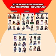 Newjeans HOLOGRAM STICKER I STICKER NEWJEANS DANIELLA MINJI HYEIN HAERIN HANNII NEWJEANS KPOP I KPOP
