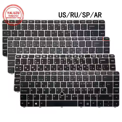 US/RU/SP/FR/AR NEW Laptop Keyboard For HP EliteBook 840 G3 840 G4 840r G4 848 G3 848 G4 745 G3 745 G
