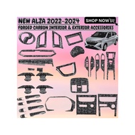 AUTOPROMAX NEW ALZA 2022-2024 FORGED CARBON INTERIOR ACCESSORIES