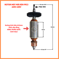 Rotor mài KEN 9913 bi đuôi 7mm 220V - Tặng chổi than