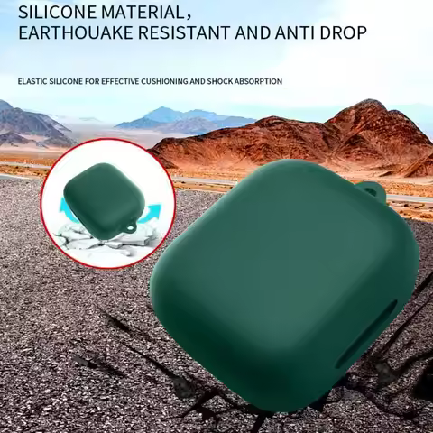 Anti-Fall Earphone Case Silicone Dustproof Bluetooth Headphone Protective Case Mini Shockproof for S