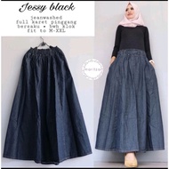 JESSY UMBERELLA BROKEN/ROK 8 UMBRELLA JEANS SKIRT
