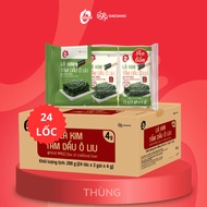 [Box of 24 packs of 3] O'Food 4G Olive Oil-infused Needle Leaves, total 72 packs