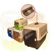 GOJEK ONLY Kennel Box+Tray Medium 58x37xH:35 cm - Pet Carrier - PSI (PSID13)