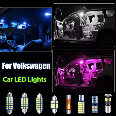 For Volkswagen VW GOLF 4 5 6 7 MK7 Passat B5 B6 B7 B8 POLO 9N 9N3 6R 6C Scirocco R Tiguan MK1 Car LE