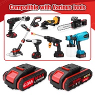 【Stock in KL】XTITAN 188VF 6.0AH Cordless Drill Battary Reciprocating Saw Lithium Battery Rechargeable Cycles Li-Ion Battery