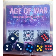 AGE OF WAR - Neon Dynasty Board Game 2-6 People Win a Territory