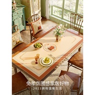 Fanju Attitude Spring Leather Table Mat American Atmosphere Feel Rinse-Free Waterproof Oil-Proof Mat