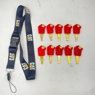 Excavator Ignition Key Set 5P8500 8H5306 F0002 for CAT Loaders Excavators