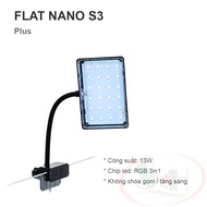 Đèn led Neo Helios Flat Nano S3 Plus Pro kẹp mini đỏ cá tép cây bể thủy sinh
