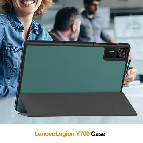 For Lenovo LEGION Y700 Gen 4 Case 8.8 inch TB322FC PU Leather Hard Back Tablet Case for Lenovo Y700 