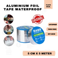 [BISA COD] Alumunium Foil Butyl Rubber Pollak Tahan Panas Tambal Atap / Lakban Super Kuat Anti Air A