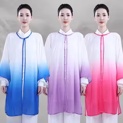 Tai Chi Uniform Chinese Traditional Tang Suit Kung Fu Clothes Wushu Kung Fu Exercise Clothing Outdoo