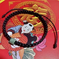Genuine Jade Original Satin Rope Bracelet Burmese Jade