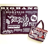Set of 1 BigBang10 handbag with BigBang10 blanket