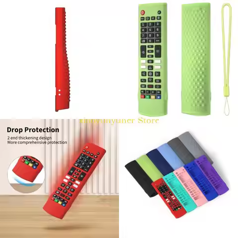 P9JB Silicone Cover for AKB76040302 Remote, Washable Anti Drop Sleeve Easy Maintenance Water Washabl