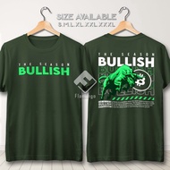 Kaos Crypto The Season Bullish Baju Distro Trading Cryptocurency Saham Bitcoin Cotton T shirt