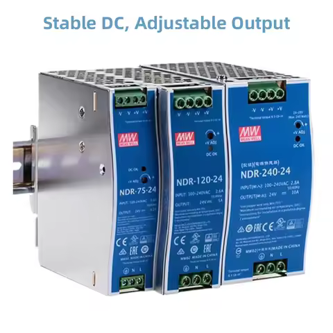 MEAN WELL NDR-240 NDR-240-24 NDR-240-48 240W Single Output Industrial DIN RAIL NDR-240 series