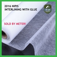 2016 NIPIS INTERLINING PAPER GUM / KERTAS GUM / KAIN GUM / LAPIK LEHER - SOLD BY METER
