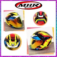 ✨ORIGINAL✨ Helmet MHR NVR Double Visor 🕶 / MHR NVR ARROW / MHR OF878 / KYT HELMET DESIGN